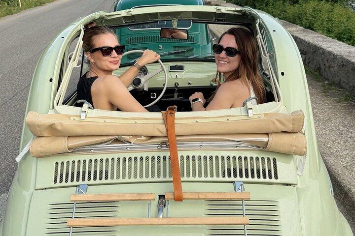 Rome Private Fiat 500 Tour: City Highlights & Local Food Tasting