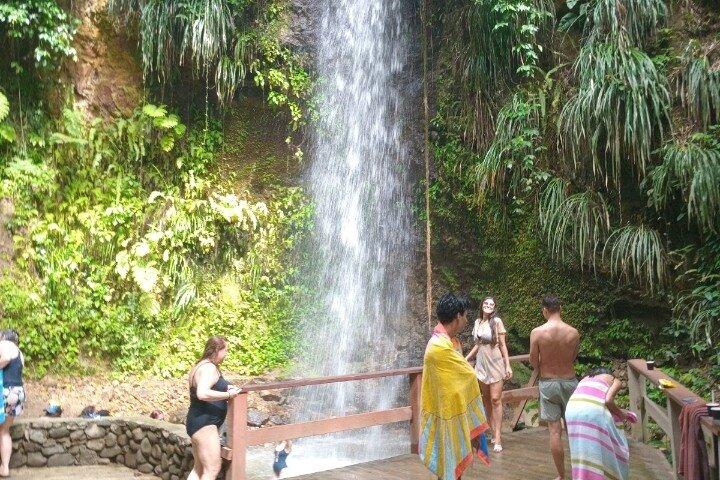 Sulphur Springs Mud Bath Volcano Tour and Waterfall with Lunch
