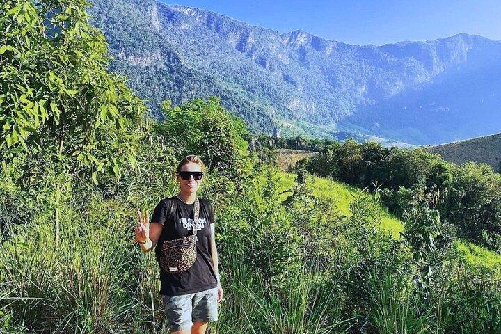 Luang Prabang Mountain Biking Trekking and Waterfall Private Tour
