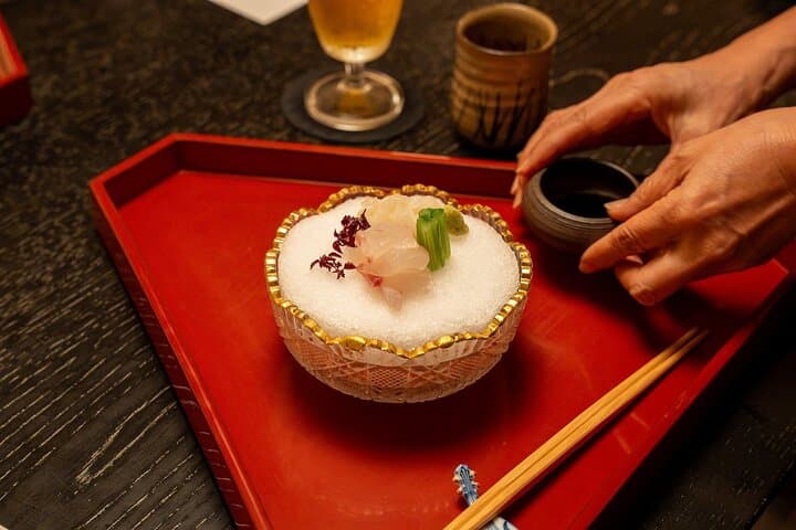 Osaka Michelin Food Tour Experience Kaiseki and Local dishes