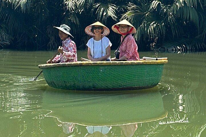 Coconut Basket Boat in Hoi An village