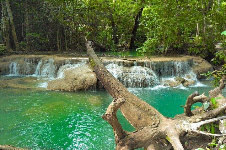 Private Tour to Erawan Waterfall and Boat Tour in Kanchanaburi
