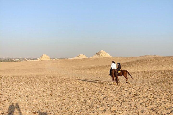 Abusir Horseback Riding Adventure and Fifth Dynasty Pyramids Tour