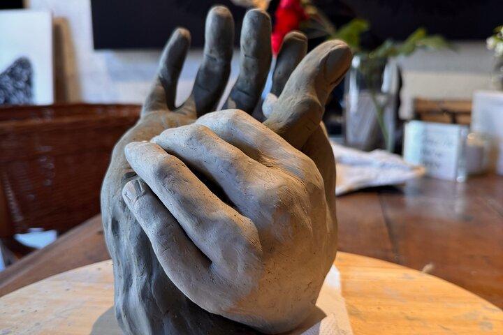 Private Clay sculpture class with local mixed clays