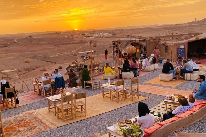 Sunset Agafay Desert : Camel Ride and Dinner, Fireshow(Marrakech)
