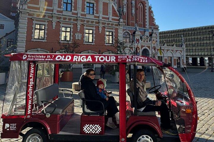 Old Riga E-Bus Tour with Audio Guide, 45 min