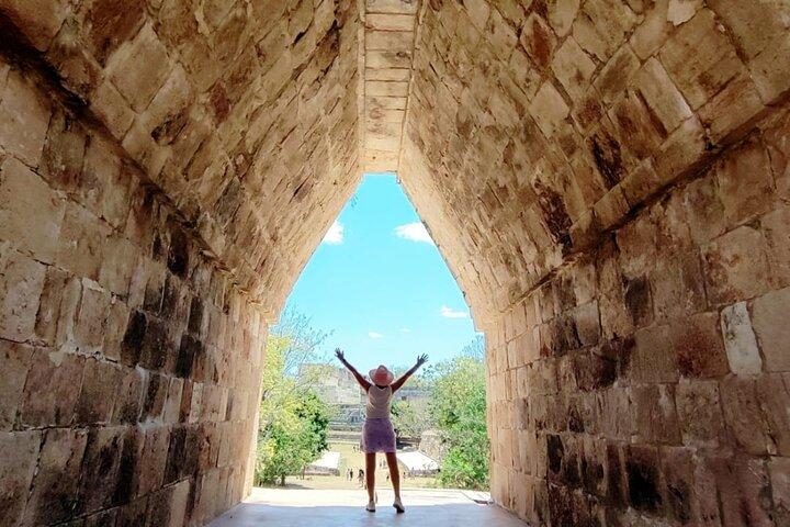 Merida : Uxmal, Chocolate Museum and Cenote with lunch and pick up
