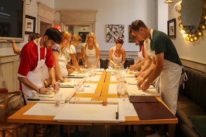 Private Pasta & Tiramisu Cooking Class with Unlimited Wine