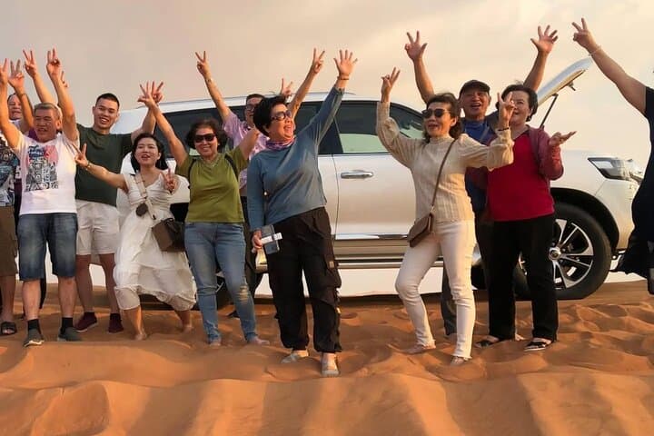 “Private Dubai Desert Safari – Dune Bashing, Camel Ride & BBQ”