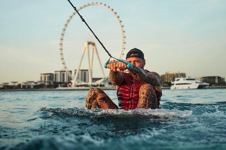 Wakesurf and Wakeboard Adventure in Dubai Marina Harbour