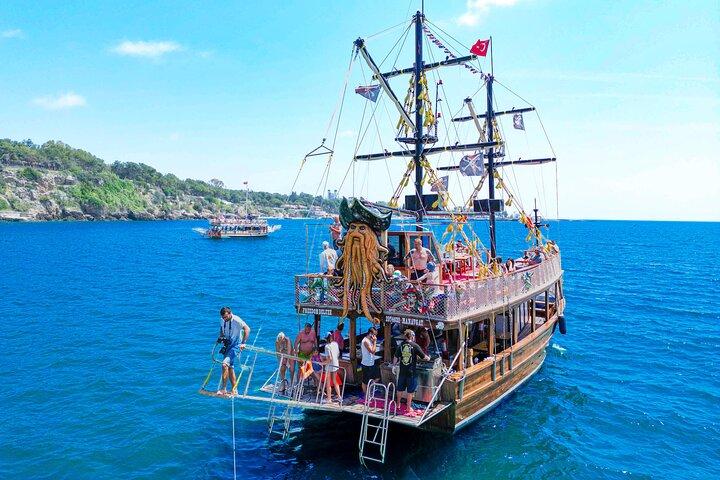 Antalya Waterfall Boat Tour With Lunch And Soft Drinks Transfer