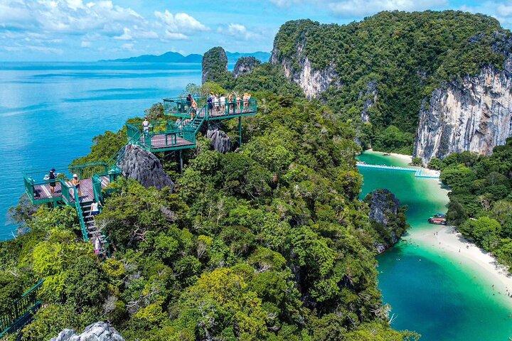 Koh Hong Early Bird & 4 Islands Day Tour by Speedboat From Krabi