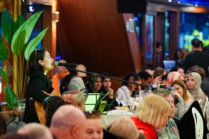 Luxury Bosphorus Dinner Cruise with Show & Hotel Pickup