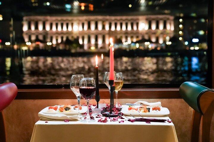 Luxury Bosphorus Dinner Cruise with Show & Hotel Pickup