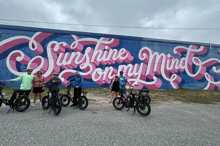 E-Bike Guided Tour Downtown St Pete: Sights & Murals
