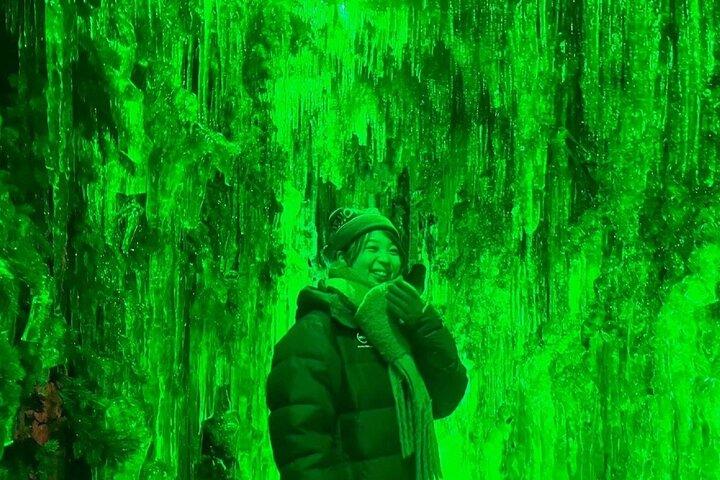 Hokkaido│Lake Shikotsu Ice museum Hyoto Festival by Bus