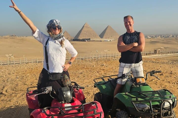 1 Hour Desert Safari By ATV Quad Bike around Giza Pyramids