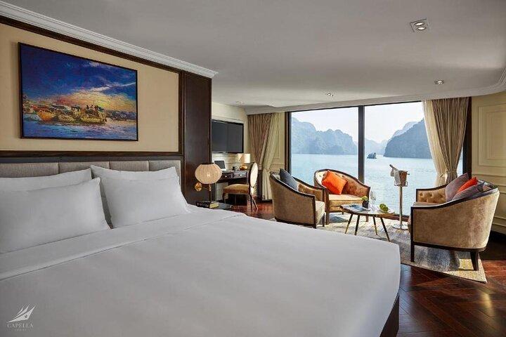 Top Lan Ha Bay Experience: 2D1N Capella 6-Star Cruise from Hanoi