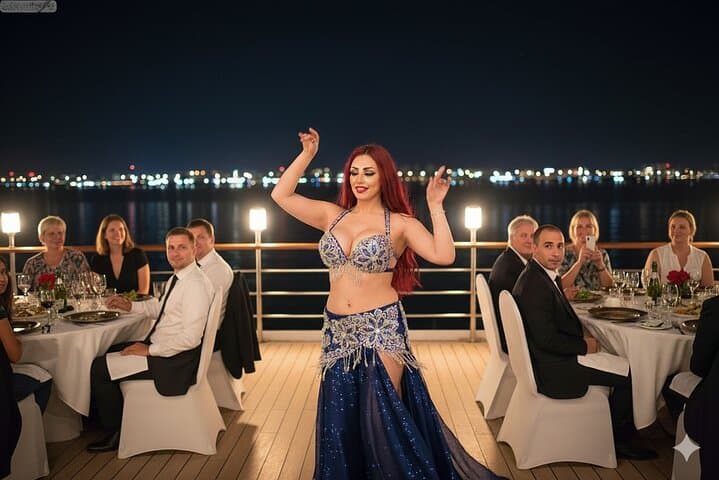 Dinner cruise on the banks of the Nile with a 5 star open buffet