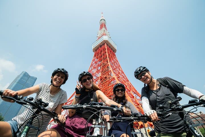 Tokyo Top Highlights 3h Guided Cycling Tour