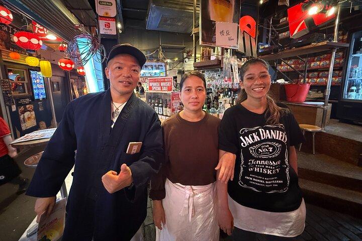 Private Bars & Dinner by Train from Shinjuku with Ex-JR Conductor