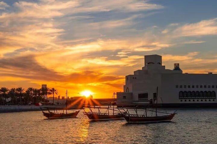Sunset Dinner Cruise in Doha Bay A Traditional Dhow Experience
