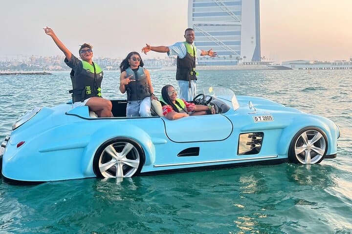 Dubai Jet Car Experience Drive on Water in Jumeirah