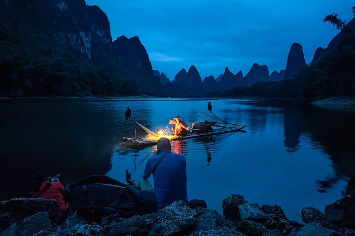 Li River Sunrise Private Cormorant Fisherman Photo Session
