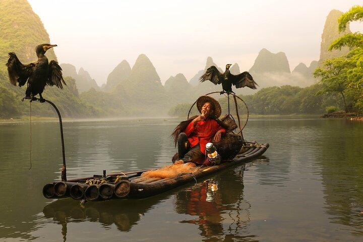 Li River Sunrise Private Cormorant Fisherman Photo Session