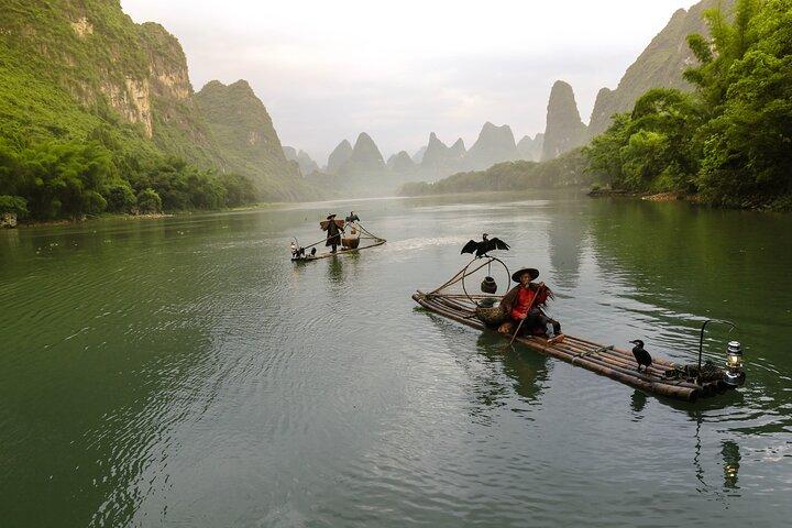 Li River Sunrise Private Cormorant Fisherman Photo Session