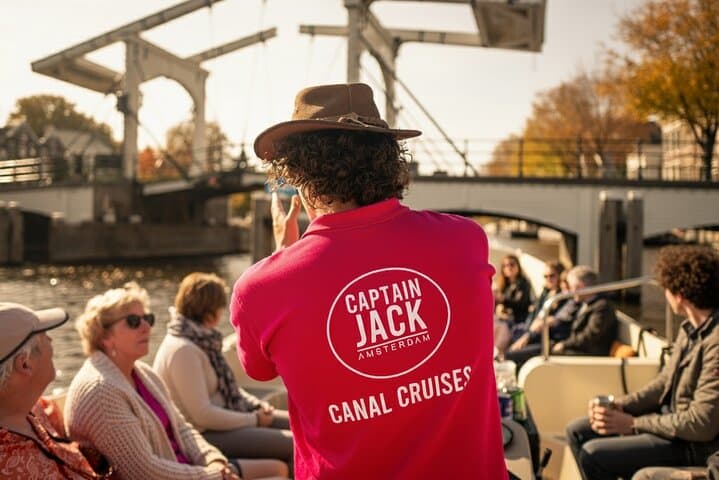 Amsterdam 90 minutes Canal Cruise with bar and snacks on board.