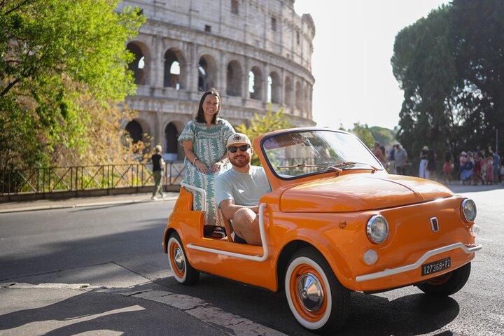 Convertible Fiat 500 Tour in Rome with Professional Photos