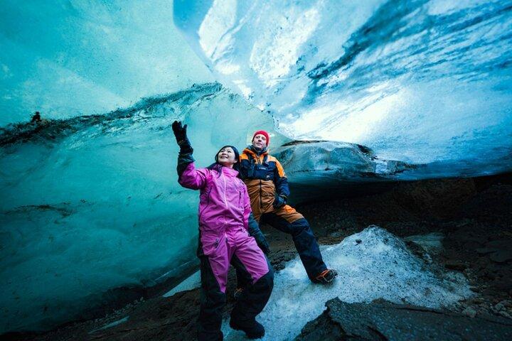 Glacier Snowmobiling and Natural Ice Cave Tour from Reykjavik