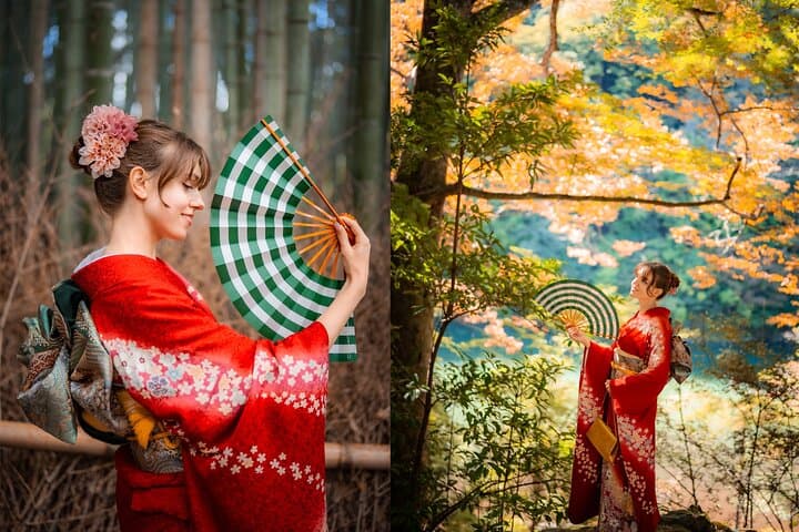 Kyoto Gion, Fushimi Inari, Arashiyama private Photoshoot