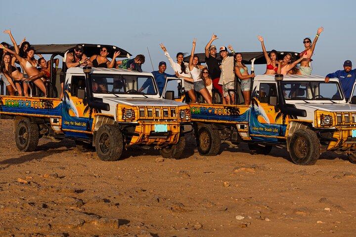 Aruba Safari Jeep Tour and Beach Cliff Jumping