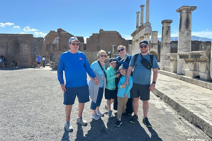 Shore Excursion Tour for Kids from Naples Port to Pompeii and Vesuvius