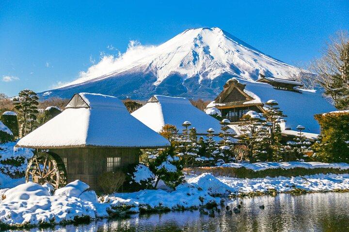 Mt. Fuji Scenic Tour: Lakes, Oshino Hakkai & Chureito PagodaTour