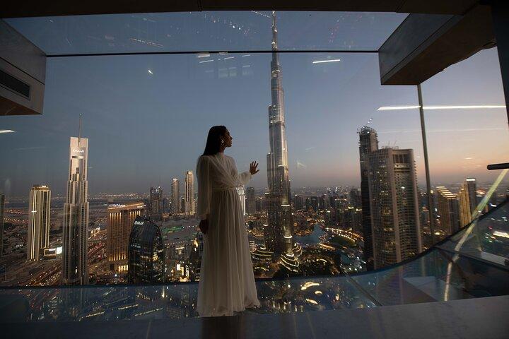 Sky Views Observatory Dubai with Glass Slide with transfer option