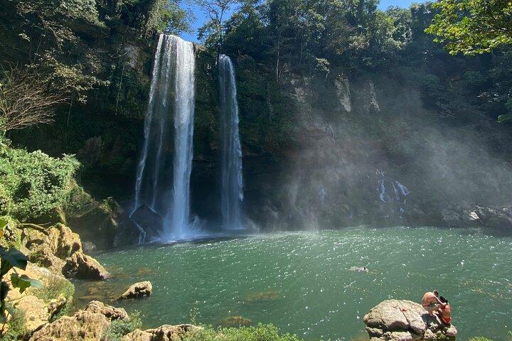 Waterfalls Agua Azul and Misol-ha