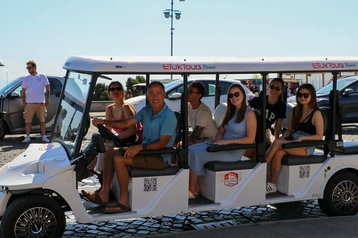 Rome Food Tour by Golf Cart True Taste of Rome