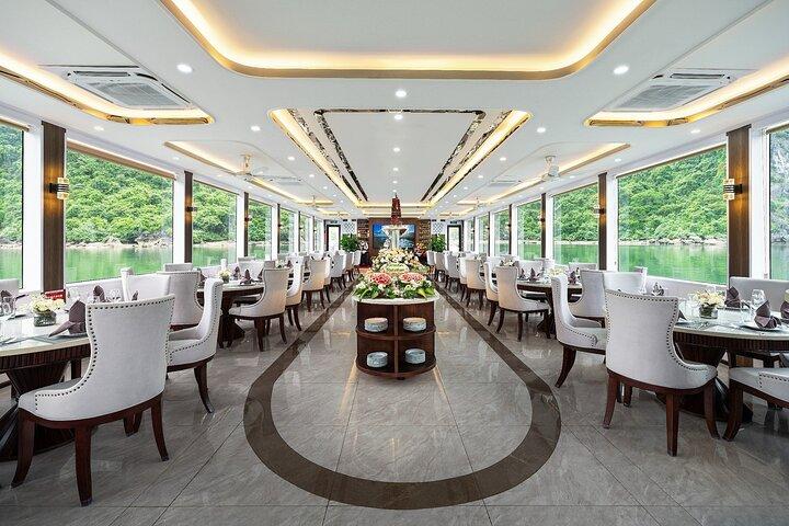 Hanoi: Luxury Hercules Premium Cruise to Ha Long Bay with Buffet