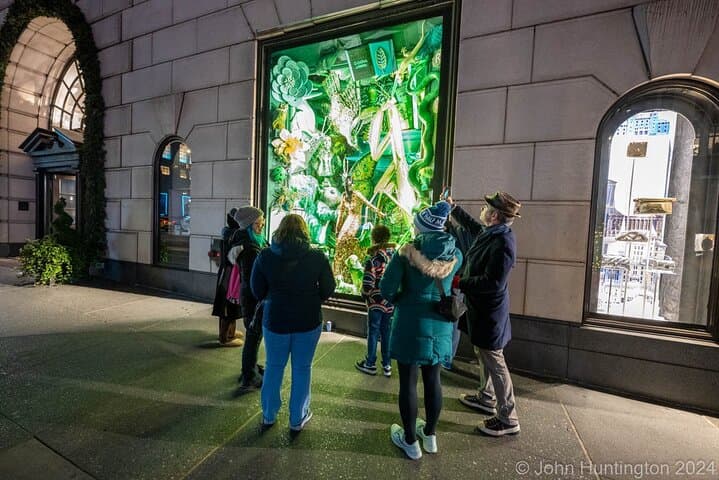 Ultimate NYC Christmas Lights At Night Walking Tour