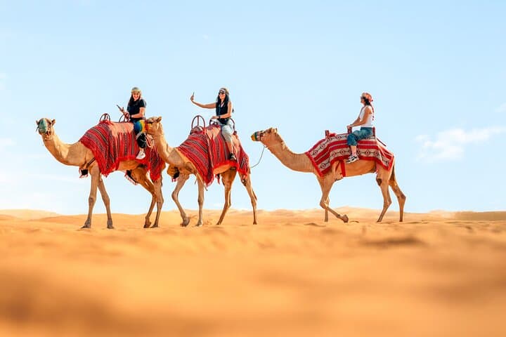 Dubai Desert Safari with Dune Bashing & Camel Ride – Half Day