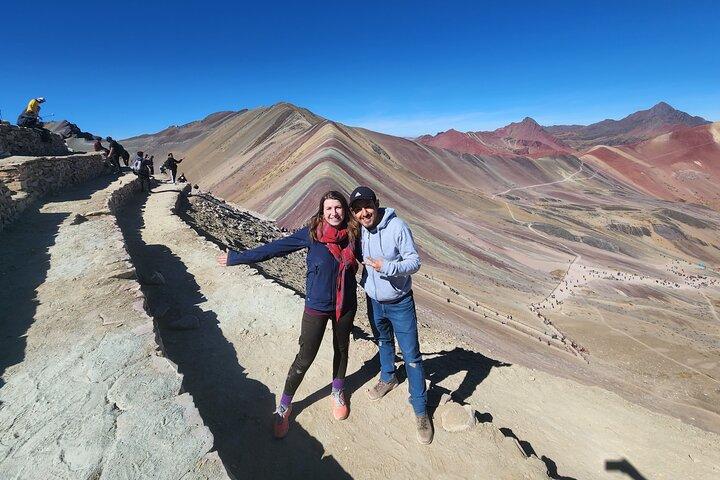 Rainbow Mountain with Motorcycle with No Hiking Required