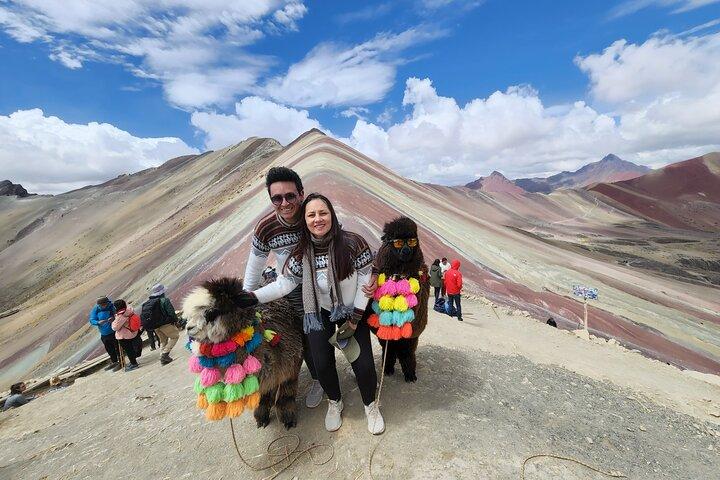 Rainbow Mountain with Motorcycle with No Hiking Required