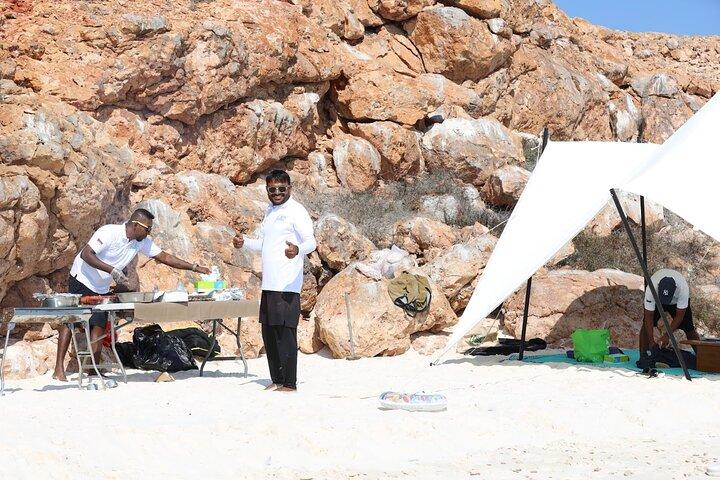 Full Day Dimaniyat Island Experience with Beach Barbecue