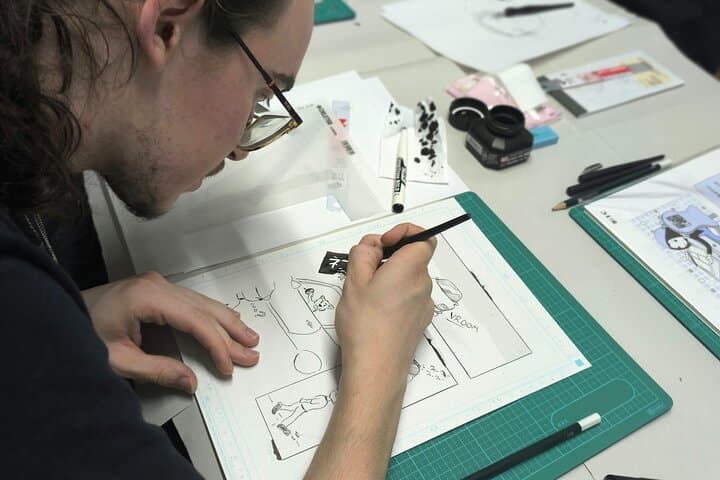 Manga Drawing Workshop in Tokyo and Manga History