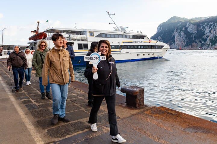 From Naples: Capri and Anacapri Small Group Tour + Ferry