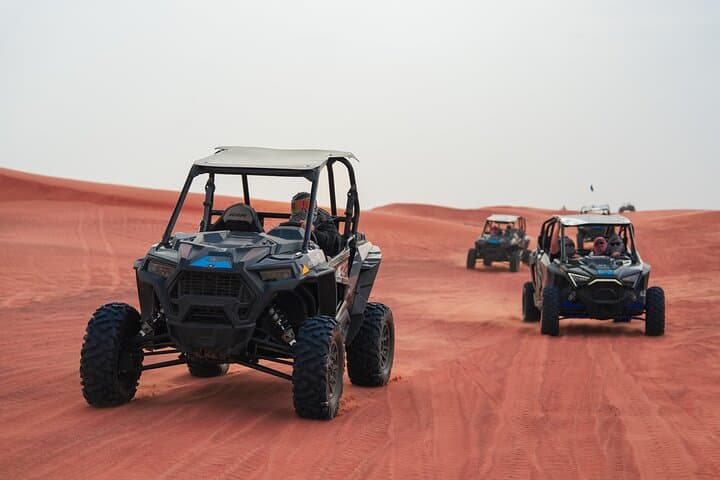Premium Dubai Buggy Tour in Red Sands and Desert Safari