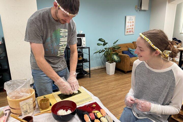 Shibuya Hands On Sushi Making Class with Chef